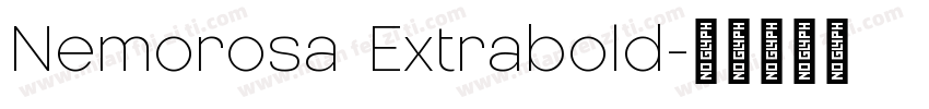 Nemorosa Extrabold字体转换